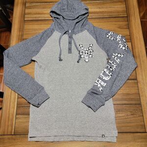 Zoo York LS Grey Knit Unisex Hoodie - Size Medium NWT